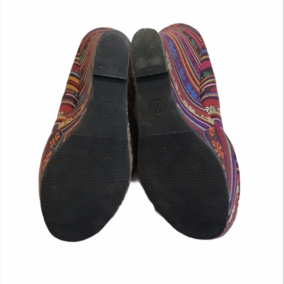 Mossimo Multi-color Fiesta Wedges Platforms - Picture 6 of 8